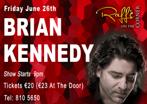 Brian Kennedy for bookings with AMA Music Agency