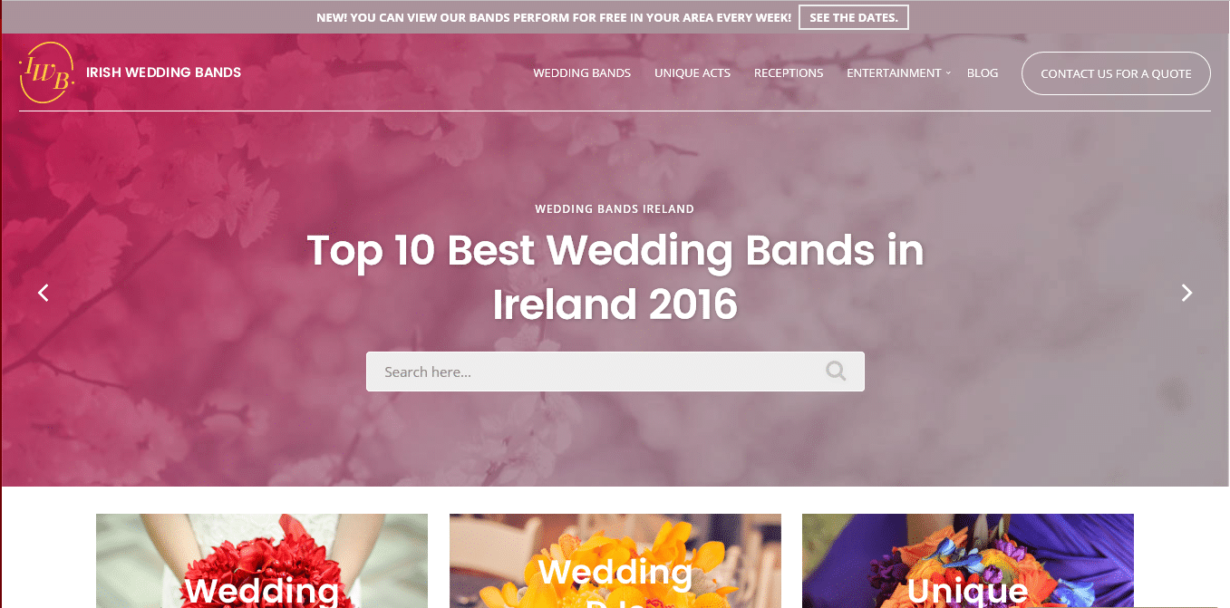 wedding bands ireland