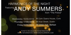 Andy Summers Tour from the Police AMAMusicAgencyLtd.