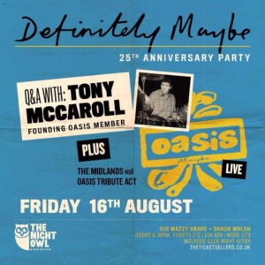 Tony Mccarroll oasis live podcast