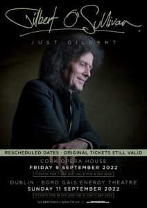 Gilbert O Sulivan irish Tour 2022 AMA Music Agency