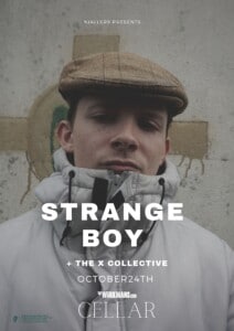 Strange Boy AMA music Agency Poster Cellar bar 2021