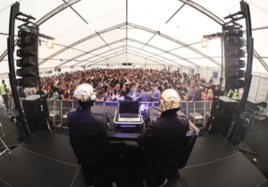 daft punk tribute.ie 2024 Media shot live in Lepordstown Races