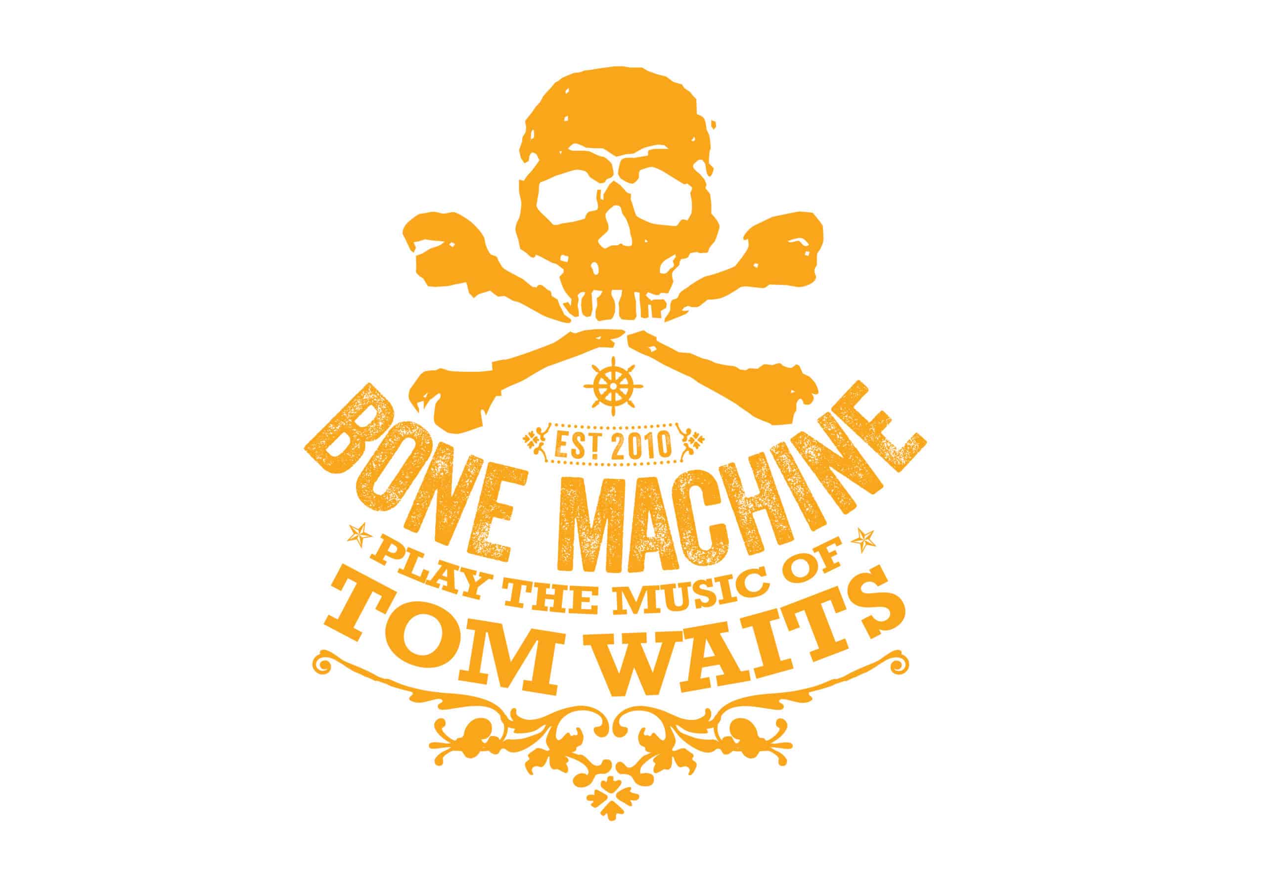 Logo Tom Waits Tribute Bone MachineAMAMusicAgency2025 scaled